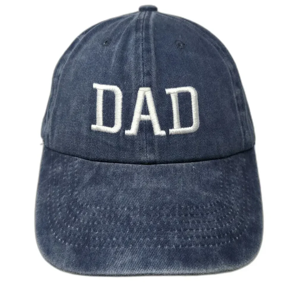Trendy Apparel Shop Baseball Cap Blue One Size DAD Embroidered Slideback Hat